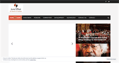 Desktop Screenshot of june12post.com